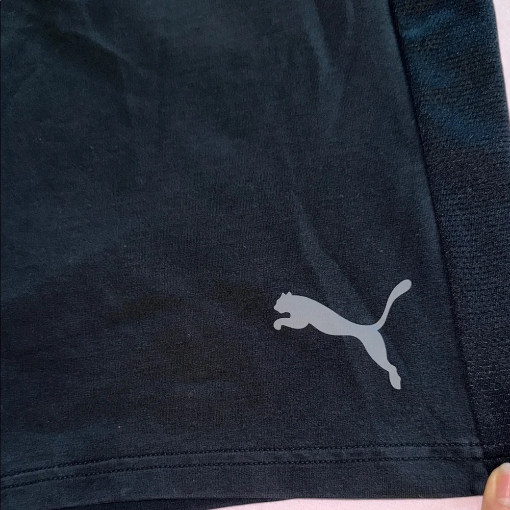 Puma Black Athletic Shorts (size L)